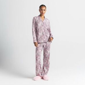 SKIMS Limited Edition Animal Print Pajama Set – Bloom Mini Multi, Size S (NWT)